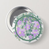 Alzheimer- und Demenzbewusstsein Button (Vorne & Hinten)