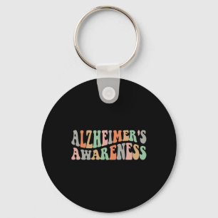 Alzheimerheimer-Bewusstsein Schlüsselanhänger