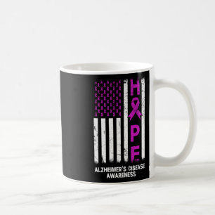 Alzheimerheimer Disease Awareness American Flag Kaffeetasse