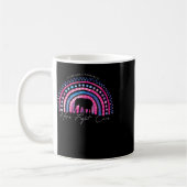 Alzheimerheimer End Awareness Rainbow Elephant Kaffeetasse (Links)