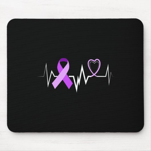 Alzheimerheimer Ribbon Heimer Mousepad (Vorne)