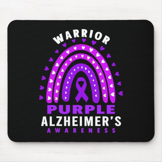 - Alzheimerheimer Warrior - Heimer-Bewusstsein Mousepad (Vorne)
