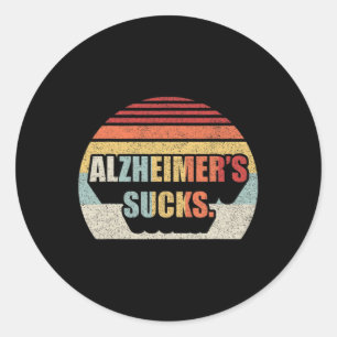 Alzheimerheimers Dementia Heimer Runder Aufkleber