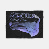 Alzheimerheimers und Sensibilisierung Fleecedecke (Vorderseite (Horizontal))
