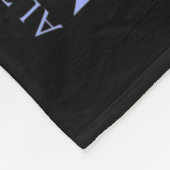 Alzheimerheimers und Sensibilisierung Fleecedecke (Ecke)