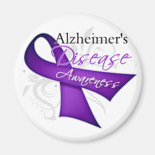 Alzheimerkrankheit-Bewusstseins-Band Magnet