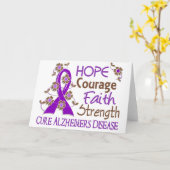 Alzheimerkrankheit der karte (Gelbe Blume)