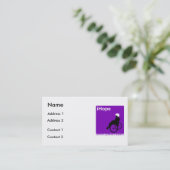 Alzheimerkrankheit-Forschungs-Visitenkarten Visitenkarte (Stehend Vorderseite)