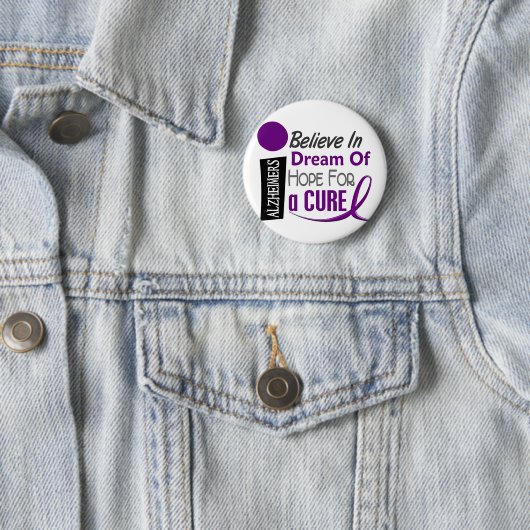 Alzheimerkrankheit GLAUBEN TRAUMhoffnung Button (Beispiel)