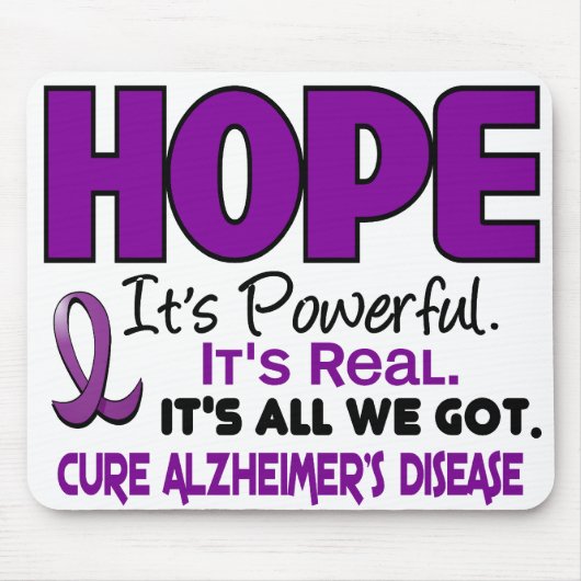 Alzheimerkrankheit HOFFNUNG 1 Mousepad (Vorne)