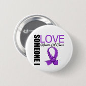 Alzheimerkrankheit Jemand in der Liebe braucht ein Button (Vorne & Hinten)