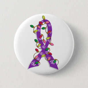 Alzheimerkrankheit-Weihnachtslicht-Band Button