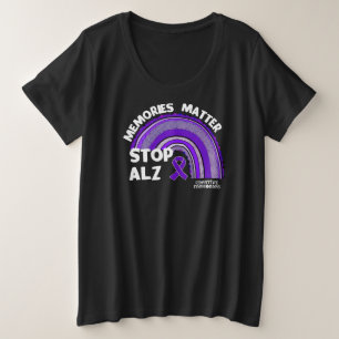 Alzheimer's 2024 Ladys plus T - Shirt