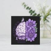 Alzheimer's Awareness, an die ich für Sie denken w Einladung (Stehend Vorderseite)