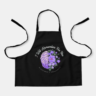 Alzheimer's Awareness, an die ich für Sie denken w Schürze