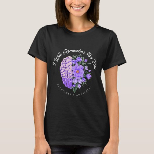 Alzheimer's Awareness, an die ich für Sie denken w T-Shirt (Vorderseite)