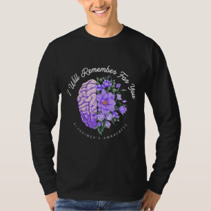 Alzheimer's Awareness, an die ich für Sie denken w T-Shirt