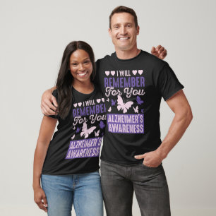 Alzheimer's Awareness, an die ich für Sie denken w T-Shirt