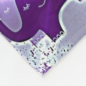 Alzheimer's Awareness Elephants Fleecedecke (Ecke)