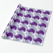 Alzheimer's Awareness Elephants Geschenkpapier (Ungerollt)
