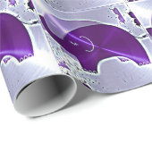 Alzheimer's Awareness Elephants Geschenkpapier (Rolleneckpunkt)