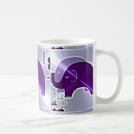 Alzheimer's Awareness Elephants Kaffeetasse (Rechts)