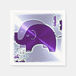 Alzheimer's Awareness Elephants Serviette
