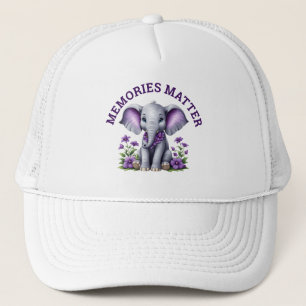 Alzheimer's Awareness-Erinnerungen sind wichtig El Truckerkappe