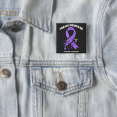 Alzheimer's Awareness - Für mein Ehemann Button (Beispiel)