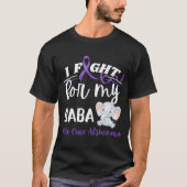 Alzheimer's Awareness I fight Baba Alzheimer's Ele T-Shirt (Vorderseite)
