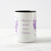 Alzheimers Awareness Lila Butterfells Tasse (Mittel)