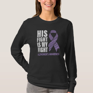 Alzheimer's Awareness Lila Ribbon Dementia Mama D T-Shirt