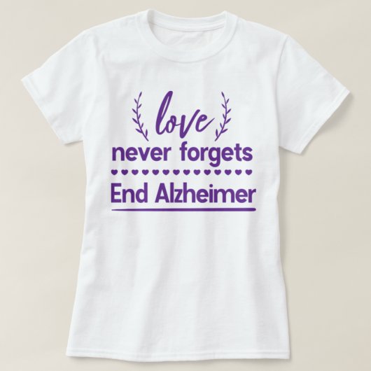 Alzheimer's Awareness Month Design T-Shirt (Design vorne)