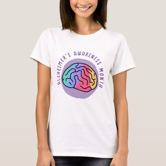 Alzheimer's Awareness Month T-Shirt (Vorderseite)