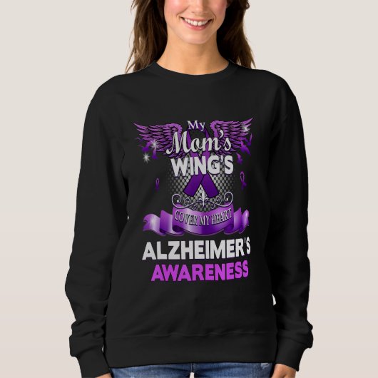 Alzheimer's Awareness Products Mama's Wings Cover Sweatshirt (Vorderseite)