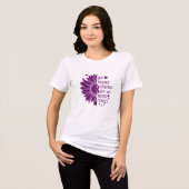 Alzheimer's Awareness Ribbon Alzheimer Day Tri-Blend Shirt (Vorderseite voll)