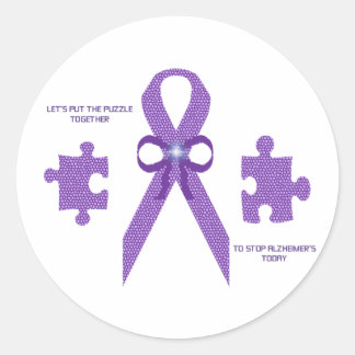 ALzheimer's Awareness Stickers