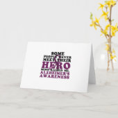 Alzheimer's Awareness Support Gif Karte (Gelbe Blume)