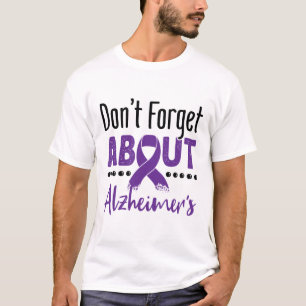 Alzheimer's Awareness Vergiss nicht über Alzheimer T-Shirt
