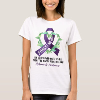 Alzheimer's Awareness, Wir tragen lila für Demenz T-Shirt