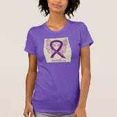Alzheimer's Disease Awareness Ribbon Angel Shirt (Vorderseite)