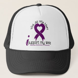 Alzheimers Krankheit stütze ich meine Ehefrau Truckerkappe