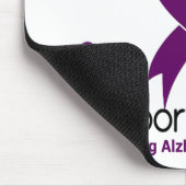 Alzheimers Krankheit stütze ich meine Mama Mousepad (Ecke)