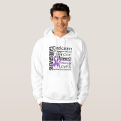 Alzheimers Krankheits-Pflegekraft-Collage Hoodie (Vorne ganz)
