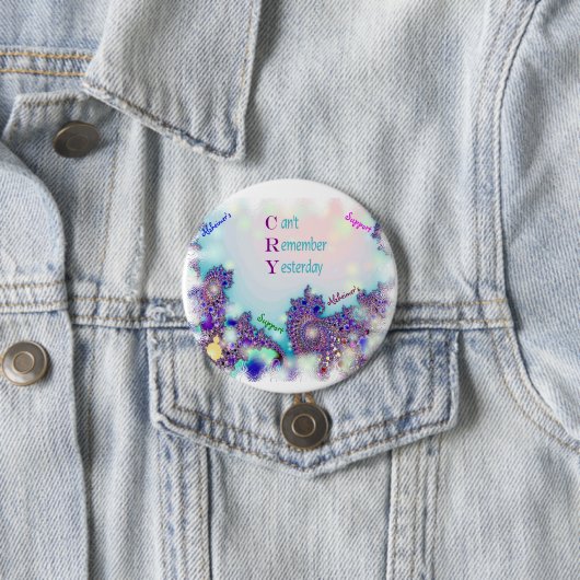 Alzheimers Stützknopf Button (Beispiel)