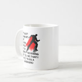Alzheimer's Superhero Funny Mug Kaffeetasse (Vorderseite Links)