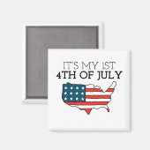 Am 4. Juli 2010, den 1. Juli 2010 Magnet (Vorderseite/Rückseite)