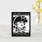 Am 4. Juli 2010 wurde George Washington Foole Karte (Gelbe Blume)
