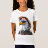 Am 4. Juli: American Bald Eagle and Mullet T-Shirt (Vorderseite)