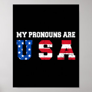 Am 4. Juli amerikanisches Sprichwort - meine Prono Poster